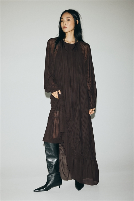 Плиссированное платье макси 1308381003 - Фото 14150515