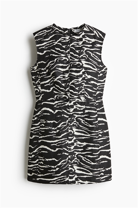 Мини-платье из жаккардового плетения 1273482001 - Фото 14150806