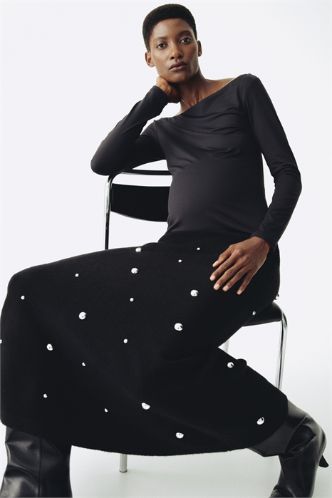 Топ с вырезом лодочкой MAMA 1311995001 - Фото 14151361