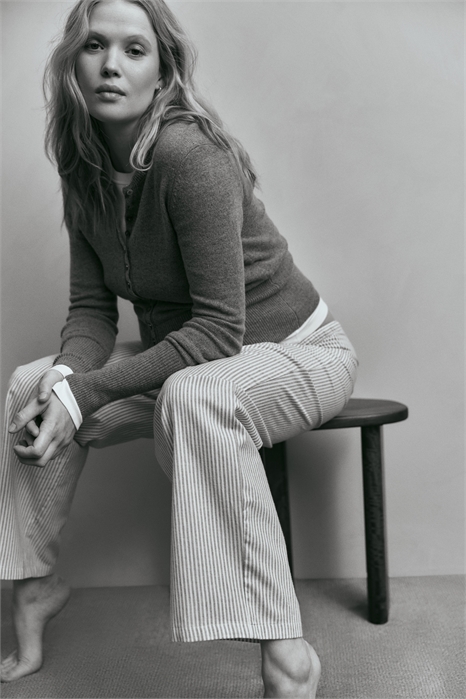 Нижние пижамные брюки из фланели MAMA 1306144002 - Фото 14152000