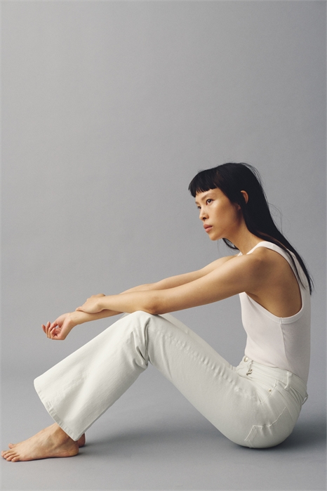 Расклешенные высокие джинсы 1302894009 - Фото 14152038