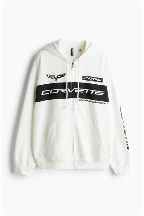 Худи Oversized на молнии с принтом 1260220008 - Фото 14152050