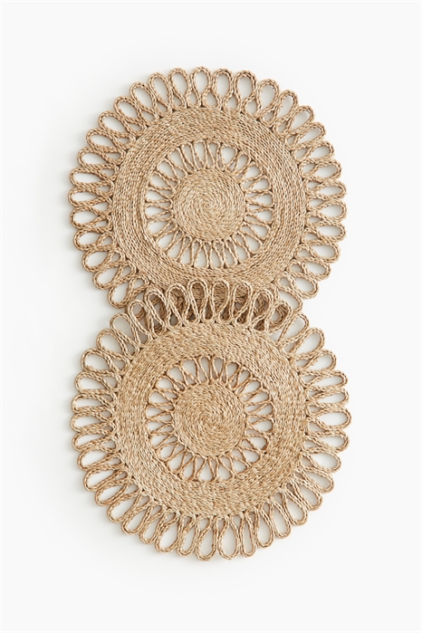 Коврики джутовые 2 шт. 1210062001 - Фото 14152521