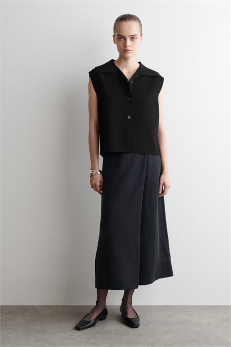 Ребристые носки с люрексом на коленях 1280728001 - Фото 14153190