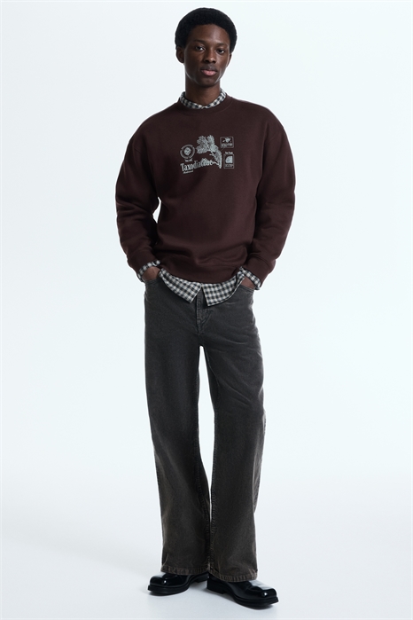 Свободная толстовка с принтом 0981416067 - Фото 14153401