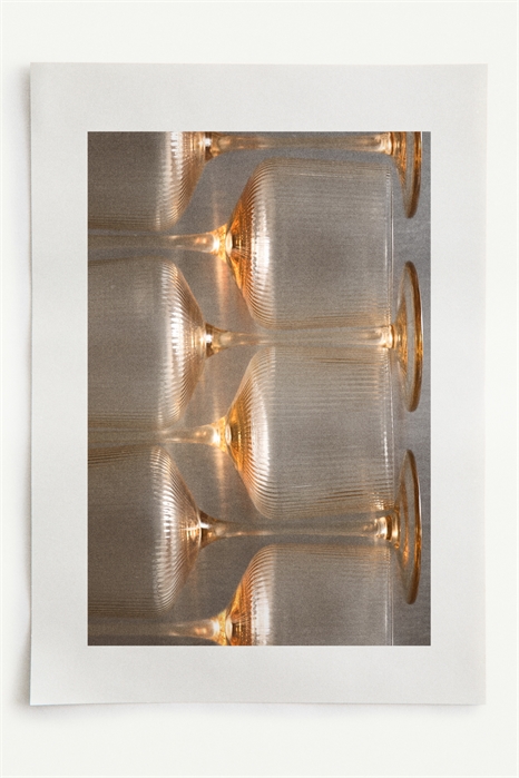 Бокалы для вина с рифленой поверхностью в количестве 4 штук 1306228004 - Фото 14156043