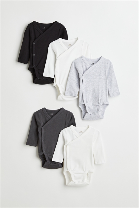 Боди-комбинезоны в упаковке из 5 штук 0814306028 - Фото 14157115