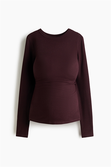 Топ из ребристого джерси MAMA 1194187034 - Фото 14157436