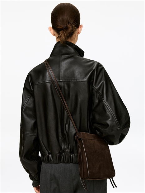 Замшевая сумка кроссбоди 1317425001 - Фото 14157598