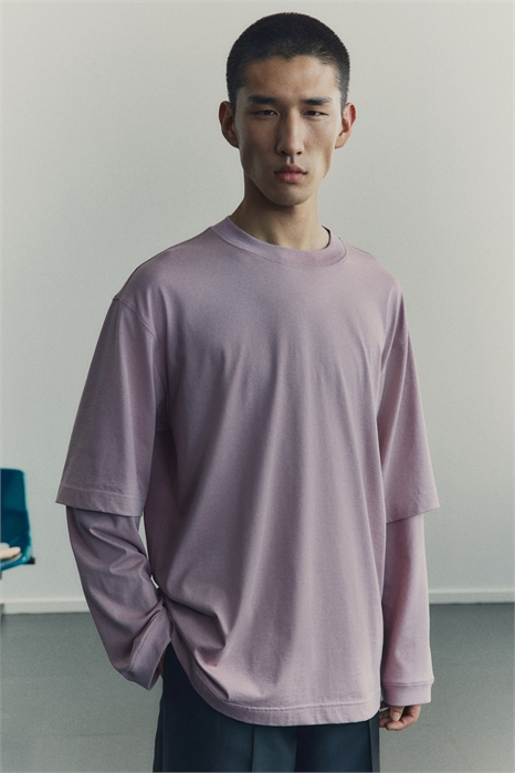 Многослойный топ из хлопка пима 1318865002 - Фото 14158227