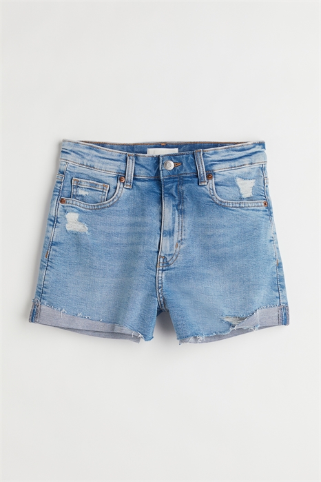 Джинсовые шорты 0857879011 - Фото 14158352