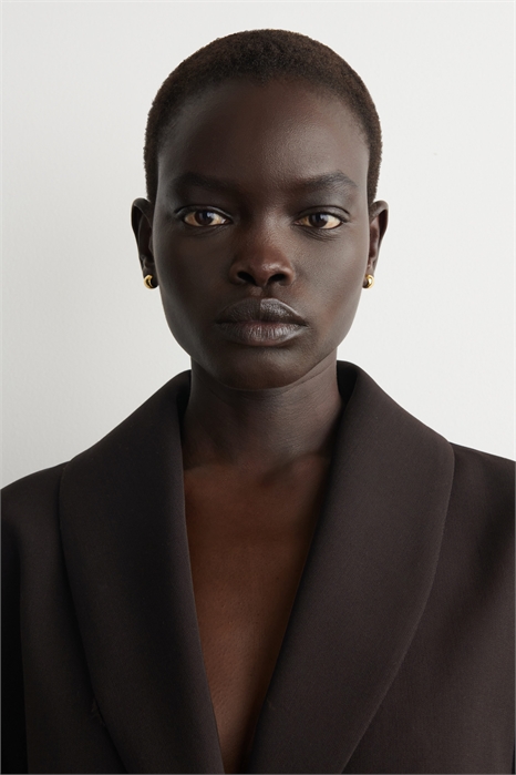 Мини серьги-полуобручи 1311121002 - Фото 14158484