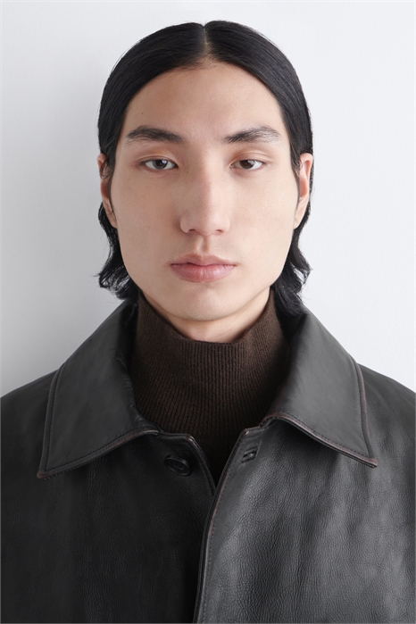 Вязаный жилет с вороненым вырезом из шерсти и яка 1314419001 - Фото 14158568