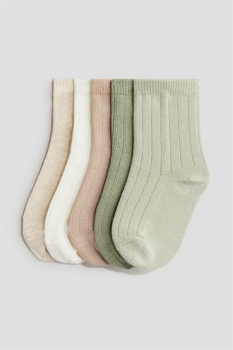 Носки с текстурной вязкой в упаковке из 5 штук 1075329008 - Фото 14158781