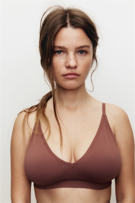 Мягкий бюстгальтер без швов с мягкой подкладкой 1206002043 - Фото 14160108