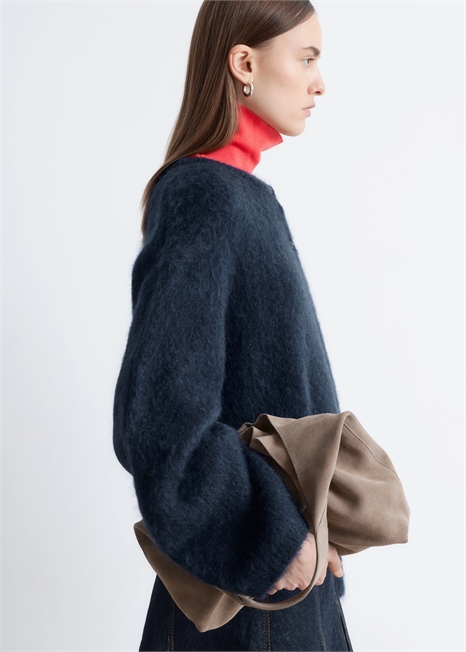 Классическая замшевая сумка 1235633001 - Фото 14163552