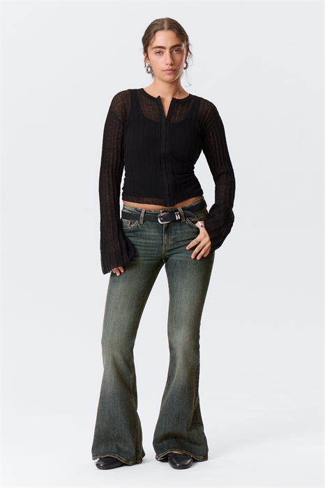 Джинсы Katsumi Low Rise Slim с расклешенными штанинами 1297387002 - Фото 14163657