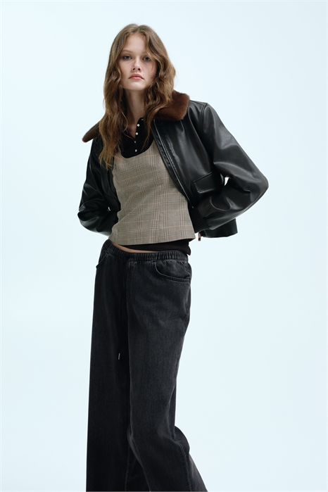 Джинсовые брюки с завязками 1289533002 - Фото 14163887