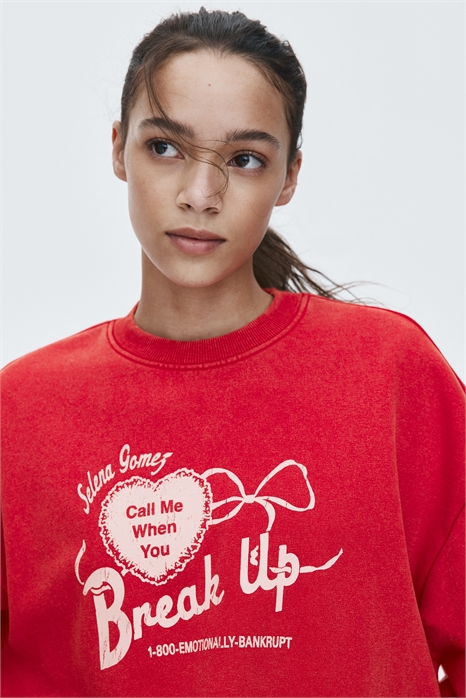 Толстовка с деталями из мотивов артикул 1300584016