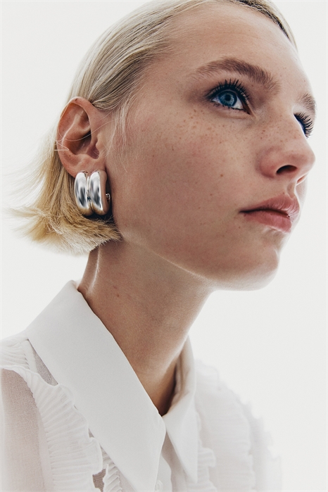 Серьги с двойным обручем 1268958002 - Фото 14165195