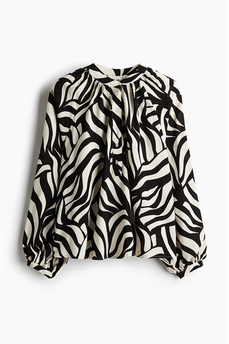 Блузка с воздушными рукавами 1219130009 - Фото 14165644