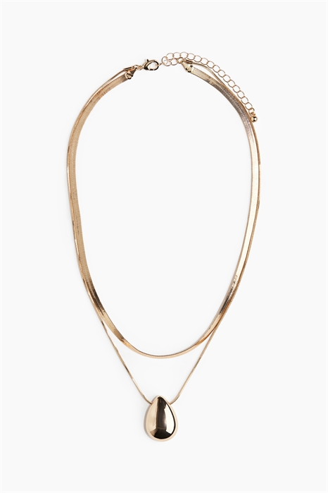 Ожерелье из двух цепочек с подвесками 1262498001 - Фото 14166031