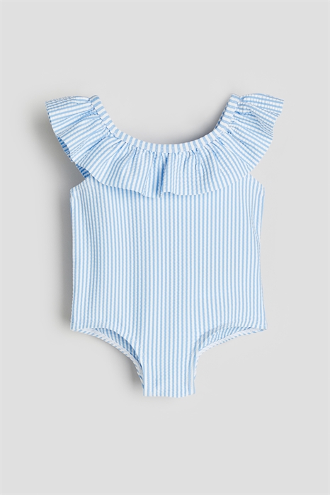 Купальник с отделкой воланами 1200398003 - Фото 14166973