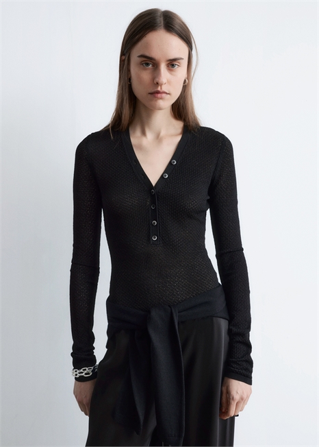 Боди с длинными рукавами из трикотажа пуантель 1319349001 - Фото 14169449