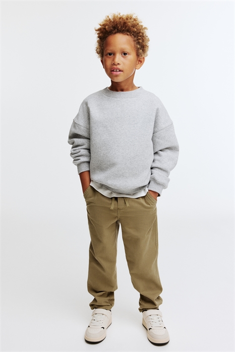 Брюки из хлопковой саржи 1302989007 - Фото 14170319