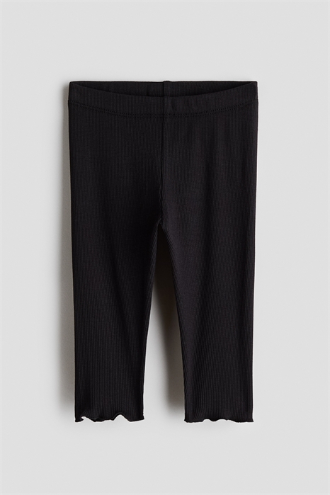 Ребристые хлопковые леггинсы 1315287001 - Фото 14170689