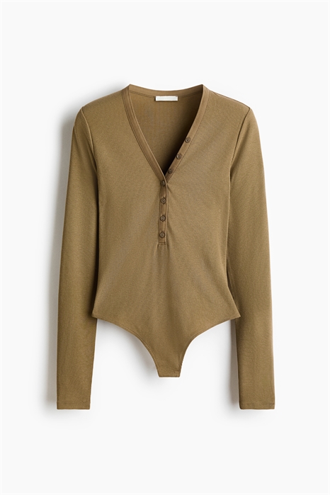 Боди из ребристого трикотажа 1325421001 - Фото 14171142