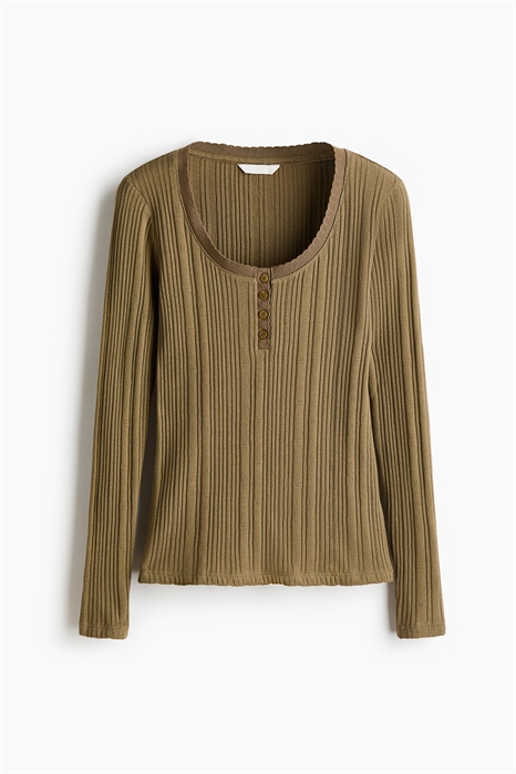 Топ из хлопка с пуантельевой вязкой 1335799002 - Фото 14171223