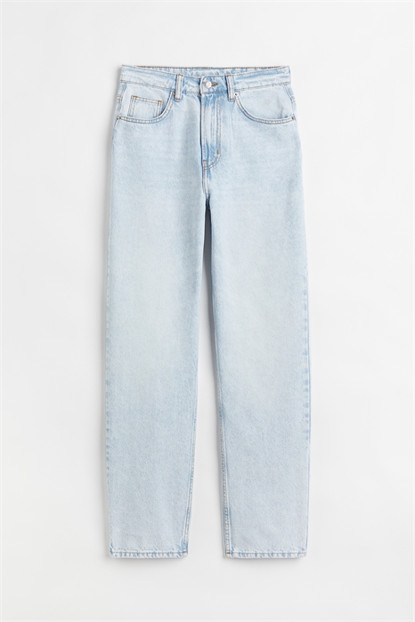 Прямые высокие джинсы 90-х 1066976001 - Фото 14171446