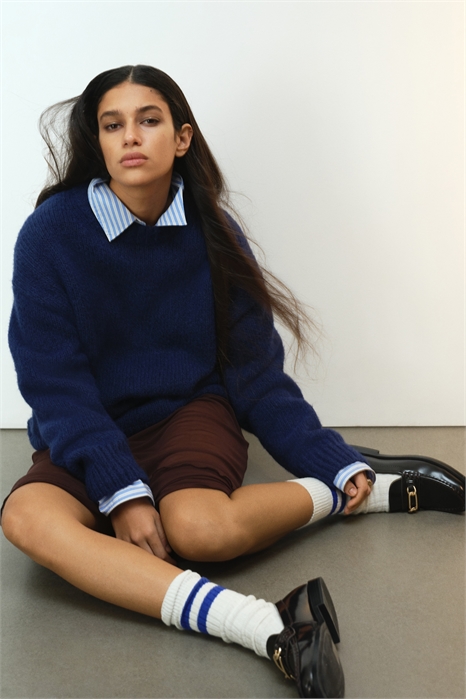 Джемпер из тонкой вязки 1312000002 - Фото 14171752