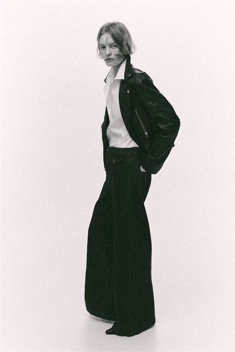 Широкие высокие джинсы 1314623001 - Фото 14171842