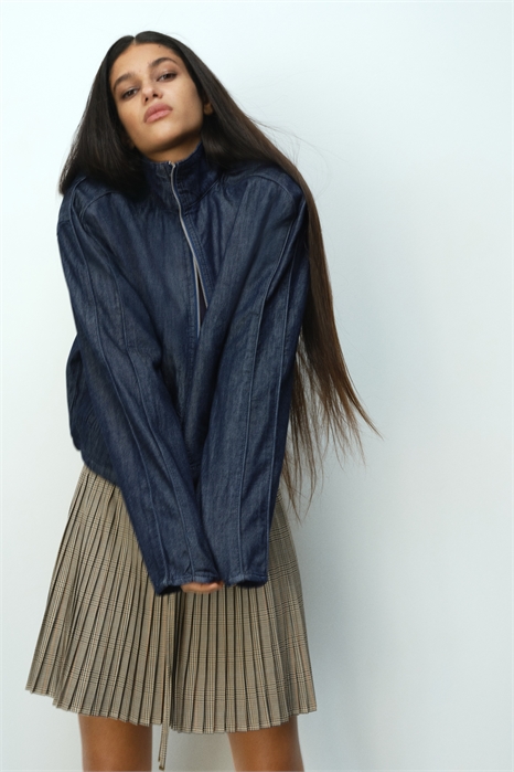 Спортивная джинсовая куртка 1315813001 - Фото 14171953