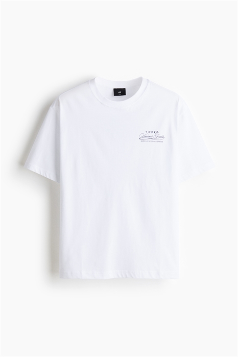 Футболка с принтом в свободном крое 1341723001 - Фото 14172301