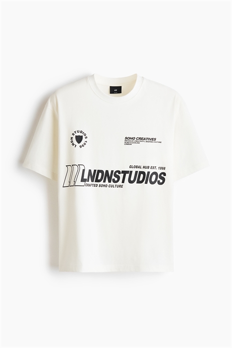 Футболка с принтом в свободном крое 1341723002 - Фото 14172304