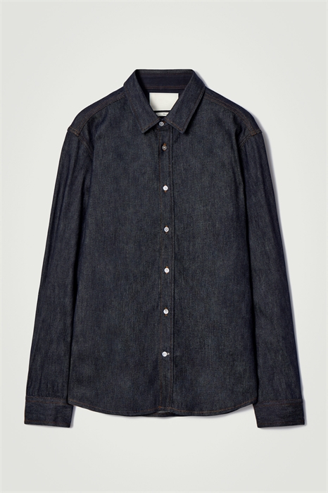 Джинсовая рубашка свободного кроя 1238717003 - Фото 14172752