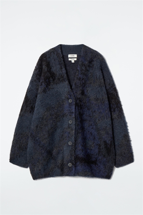 Жаккардовый кардиган из альпаки 1255845001 - Фото 14172888