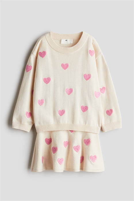 Комплект из 2 частей из тонкого трикотажного хлопка 1179402011 - Фото 14173271