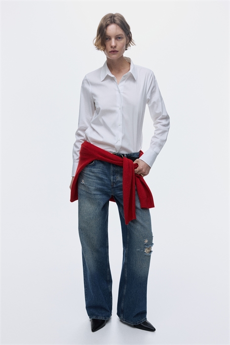 Рубашка из хлопкового бленда 0932278001 - Фото 14173611