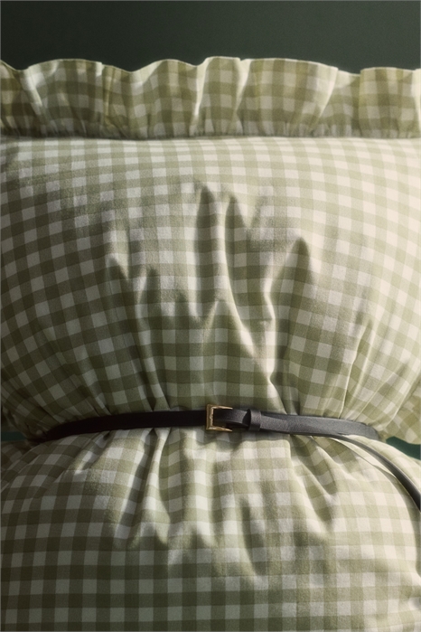 Хлопковая наволочка с оборкой 1310910002 - Фото 14174159