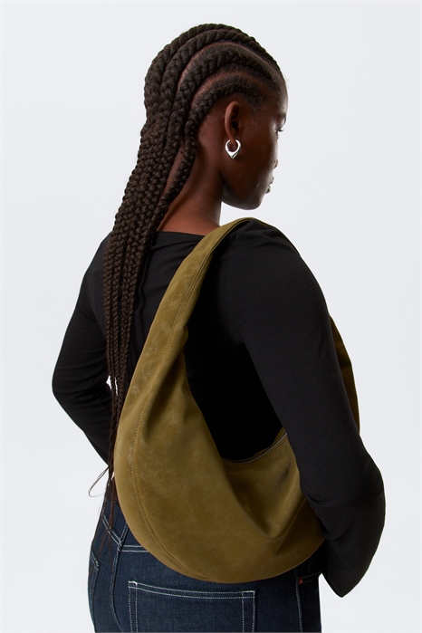 Средняя сумка через плечо округлой формы 1317147002 - Фото 14174188