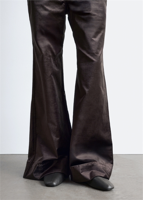 Плоские кожаные балерины 1317196002 - Фото 14174193