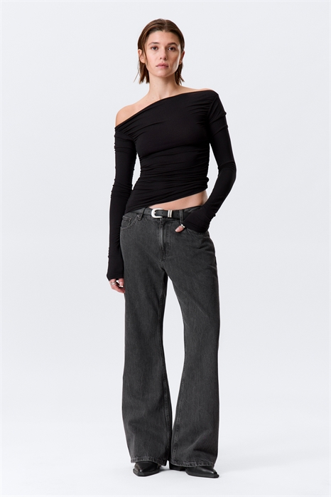 Топ без плеч с длинными рукавами и сборками 1317633002 - Фото 14174206