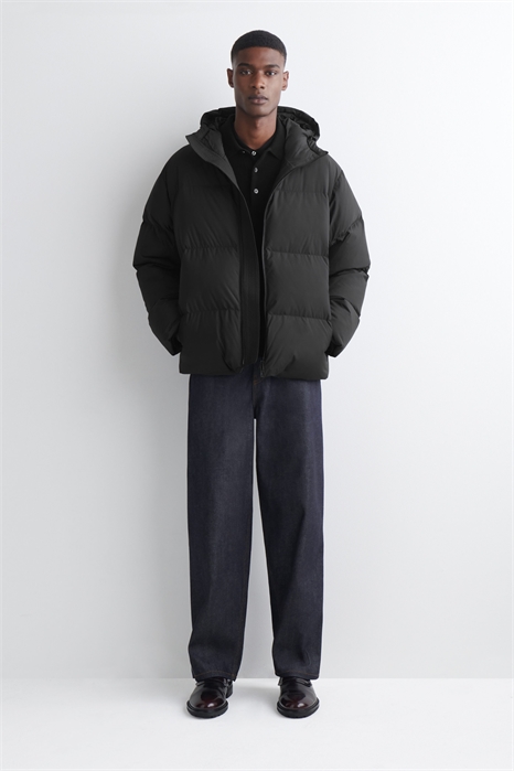 Стеганая пуховая куртка с капюшоном 1293308003 - Фото 14174415