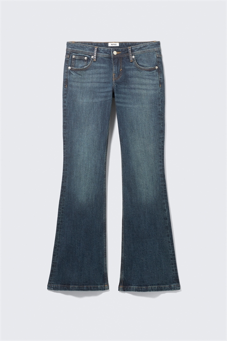 Расклешенные джинсы с низкой посадкой и украшением 1333030001 - Фото 14175360