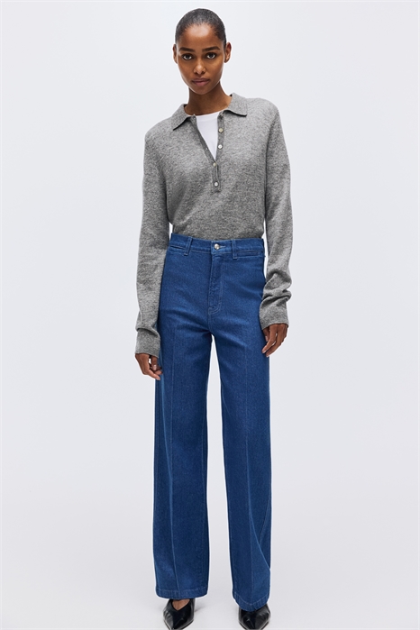 Прямые высокие джинсы артикул 1317289001