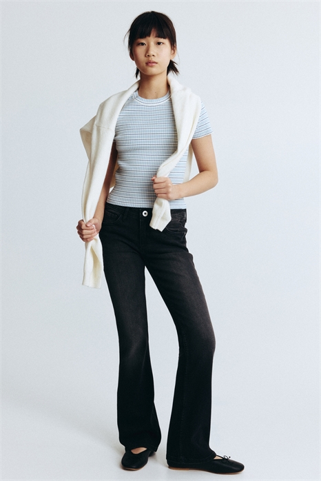 Низкие джинсы клеш Flared Leg артикул 1288888005